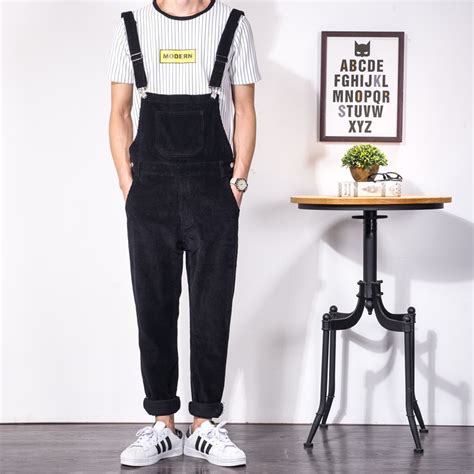 corduroy bib overalls men.